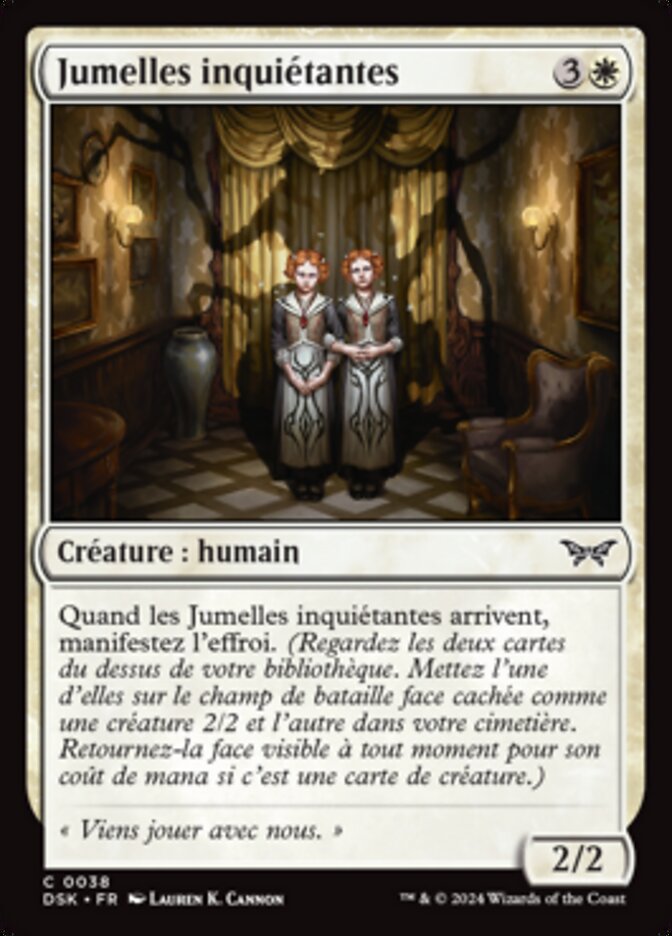 image Jumelles inquiétantes