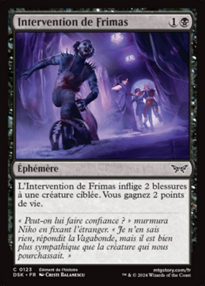 image Intervention de Frimas