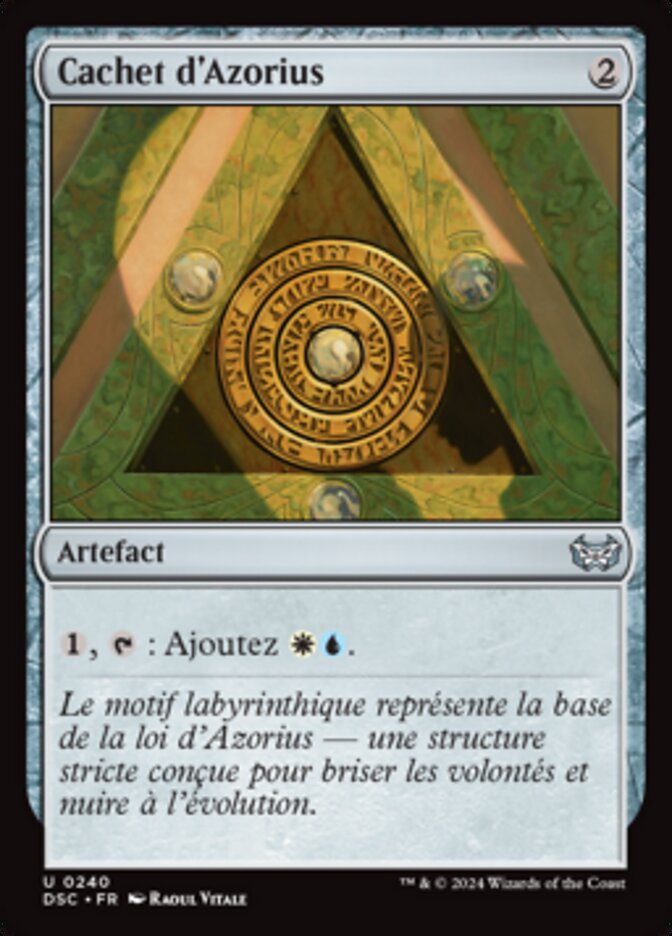 image Cachet d'Azorius
