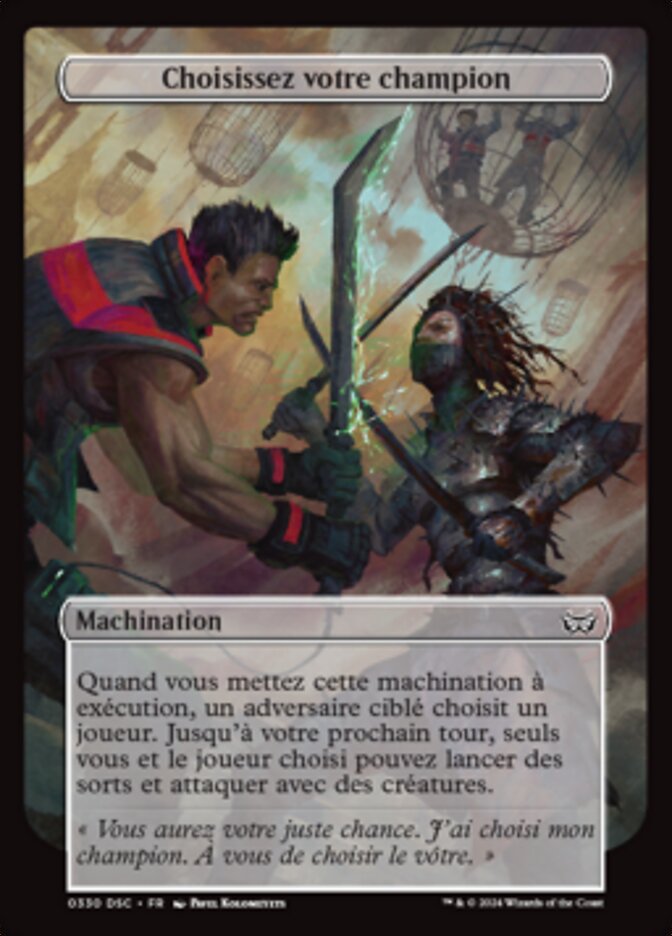 image Choisissez votre champion