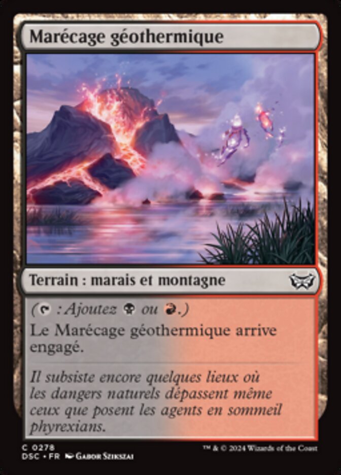 image Marécage géothermique