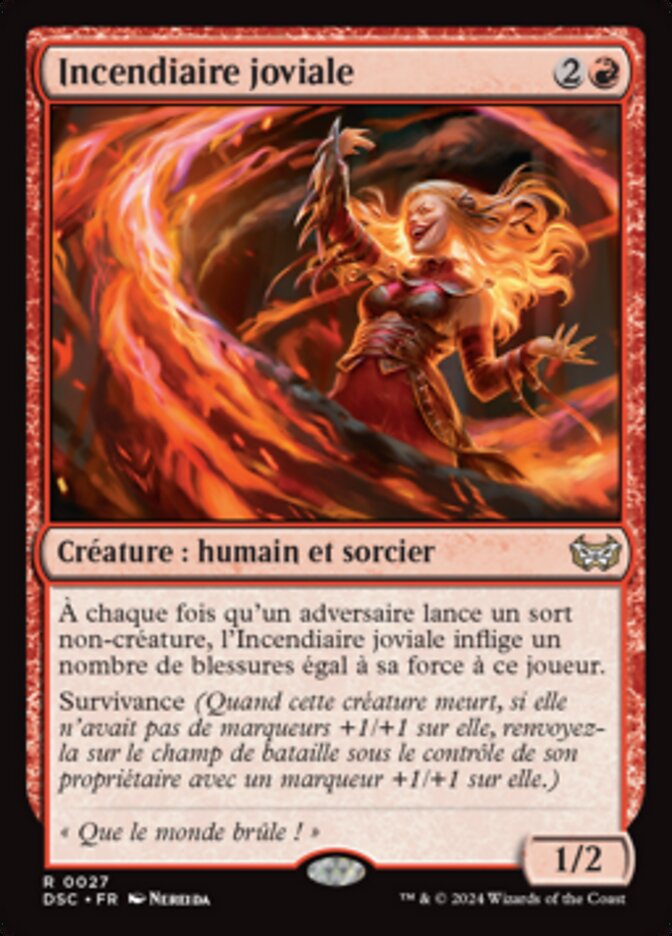 image Incendiaire joviale