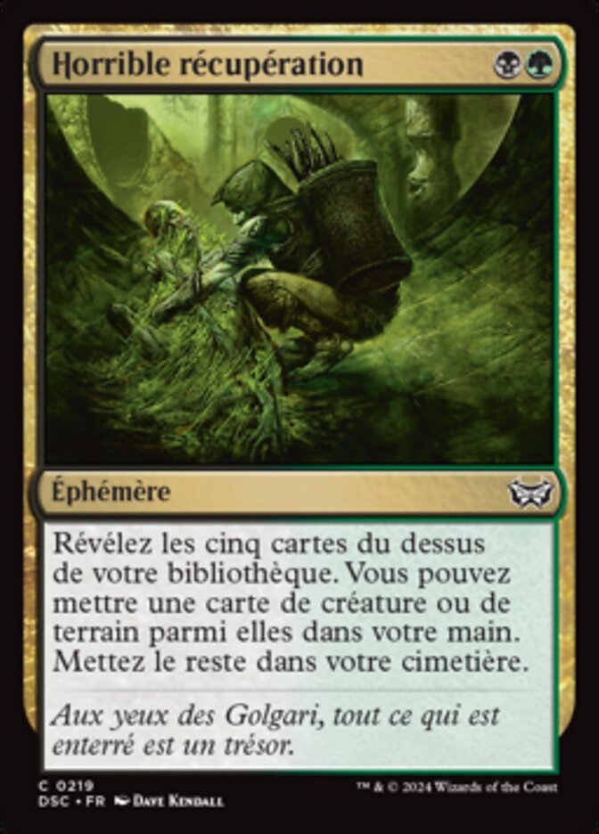 image Horrible récupération