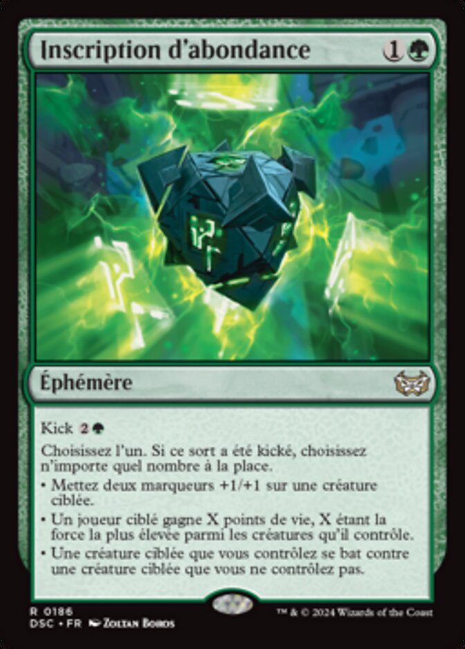 image Inscription d'abondance