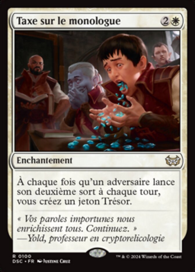 image Taxe sur le monologue