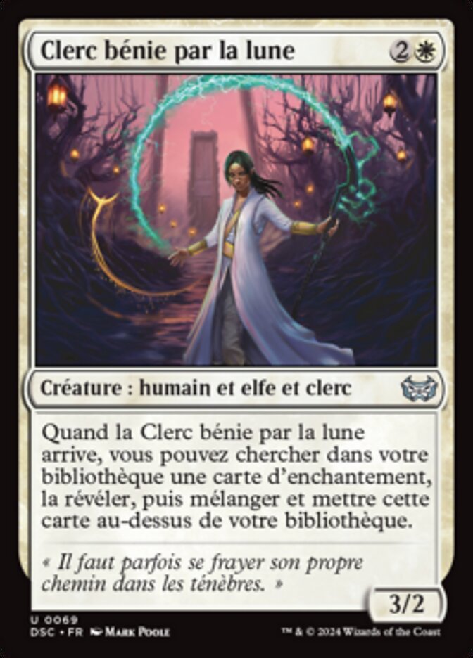 image Clerc bénie par la lune