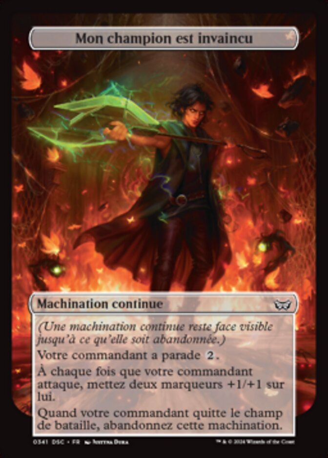 image Mon champion est invaincu