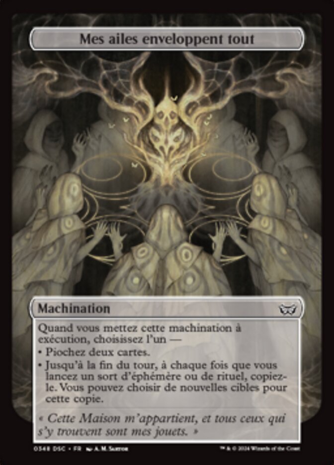 image Mes ailes enveloppent tout