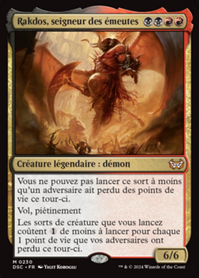 image Rakdos, seigneur des émeutes