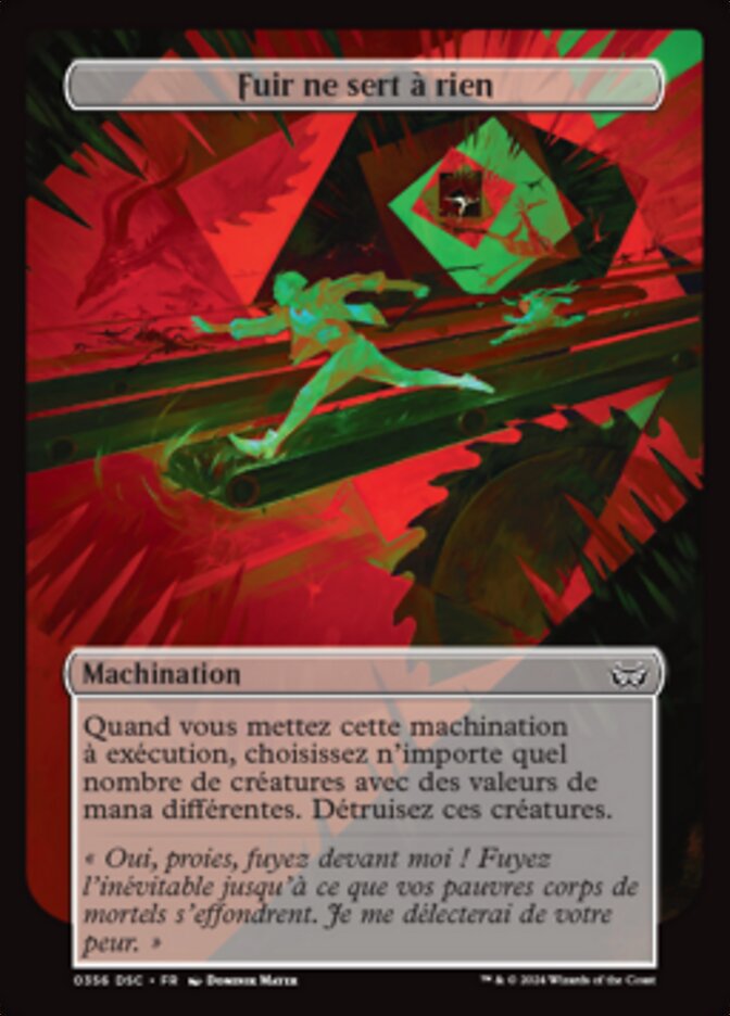 image Fuir ne sert à rien