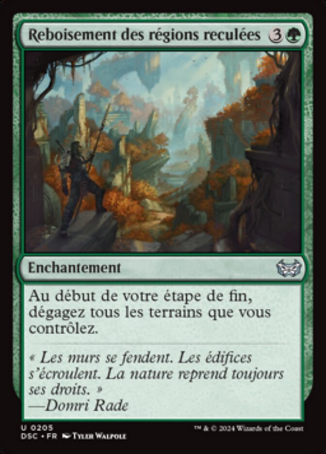 image Reboisement des régions reculées