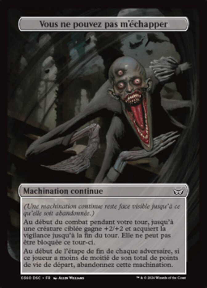 image Vous ne pouvez pas m'échapper