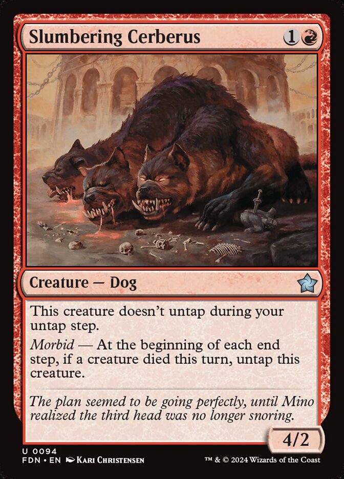 image Slumbering Cerberus