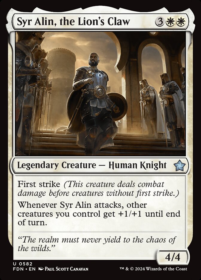 image Syr Alin, the Lion's Claw