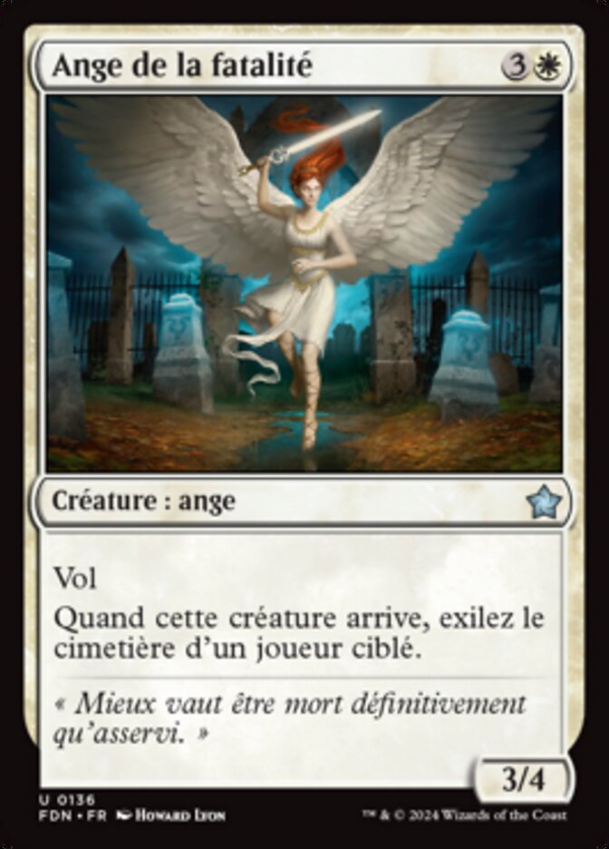image Ange de la fatalité
