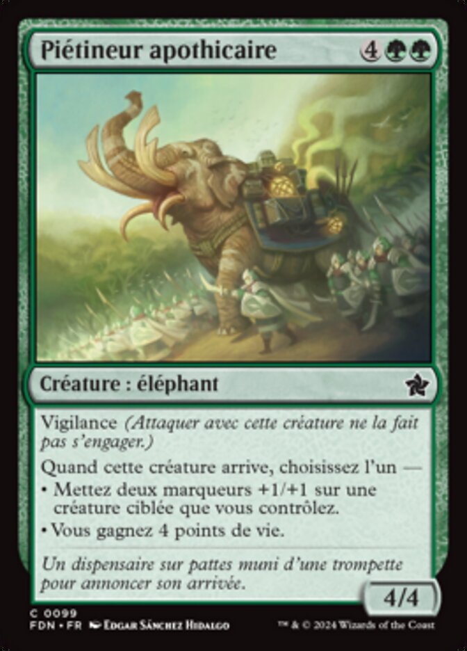 image Piétineur apothicaire