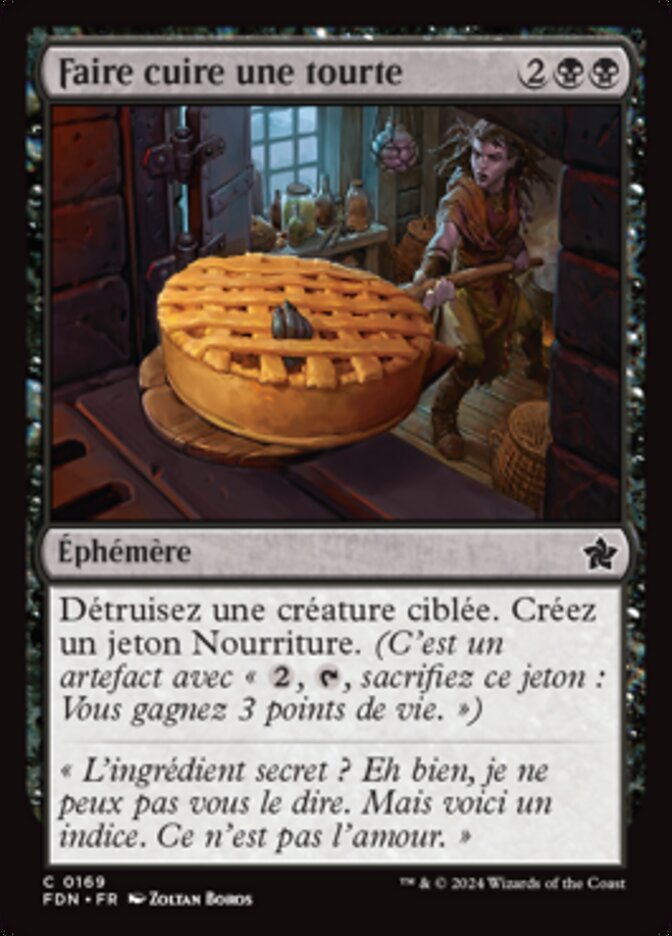 image Faire cuire une tourte