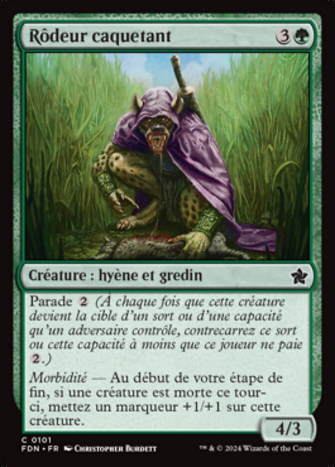 image Rôdeur caquetant