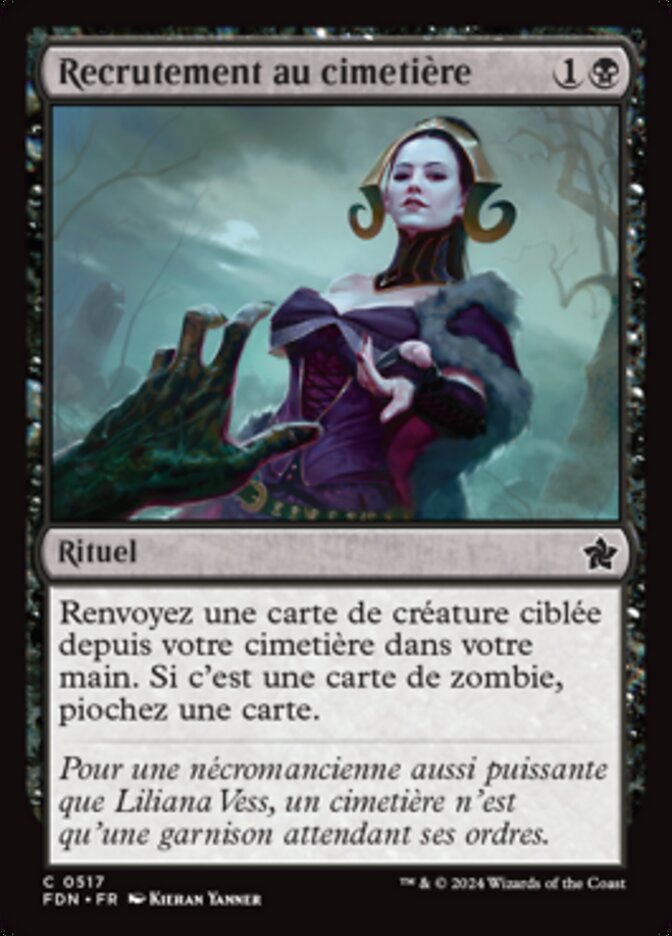 image Recrutement au cimetière