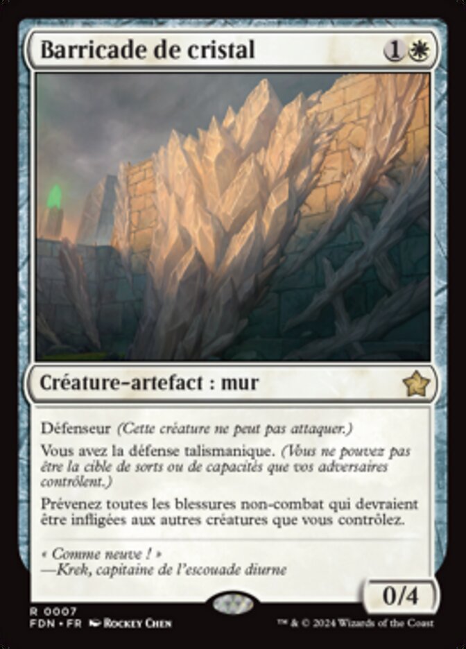 image Barricade de cristal