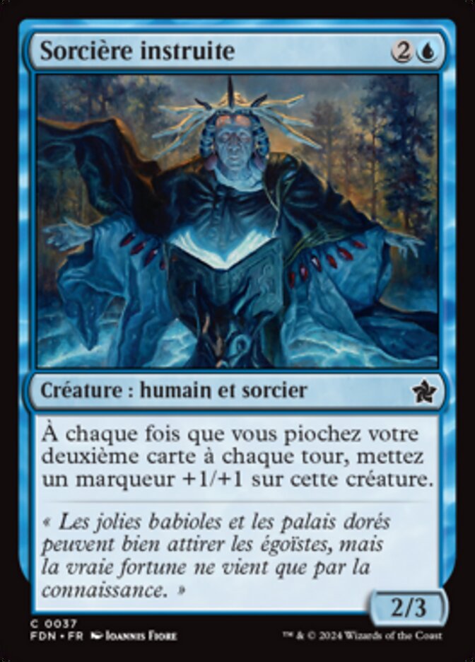 image Sorcière instruite