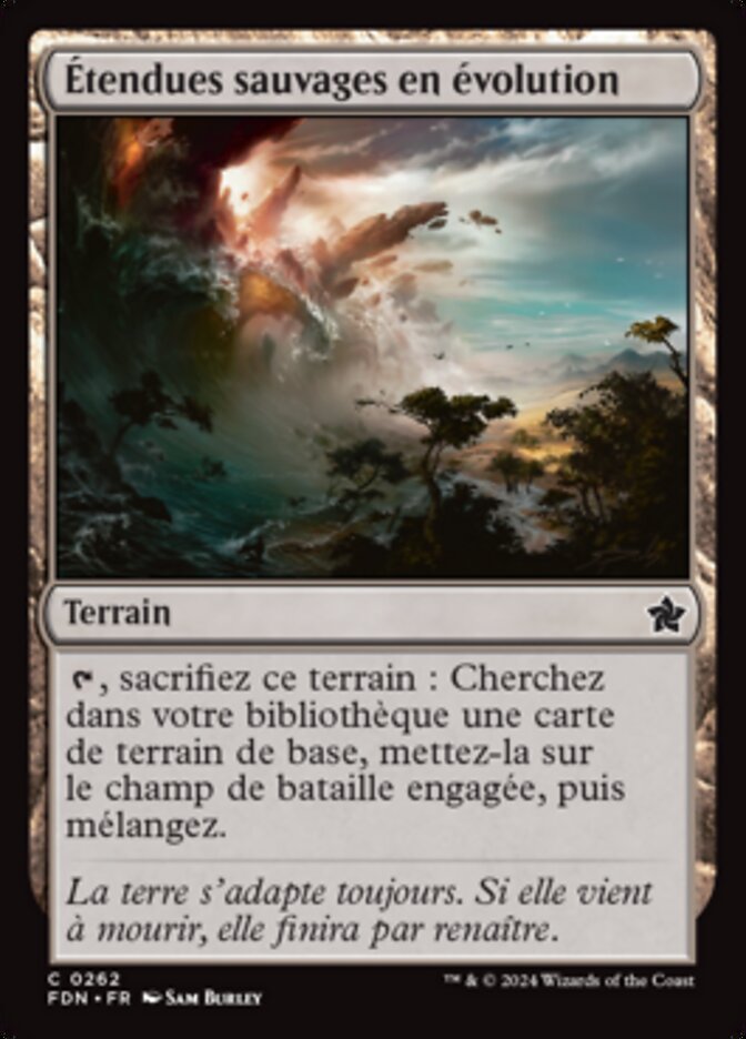image Étendues sauvages en évolution