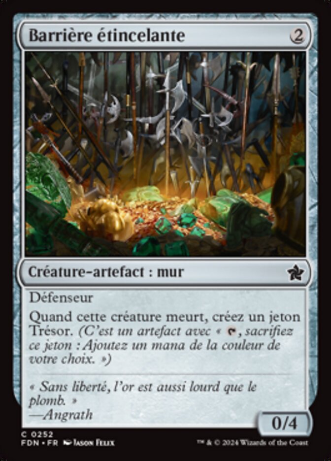image Barrière étincelante