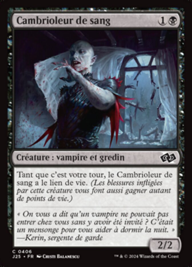 image Cambrioleur de sang