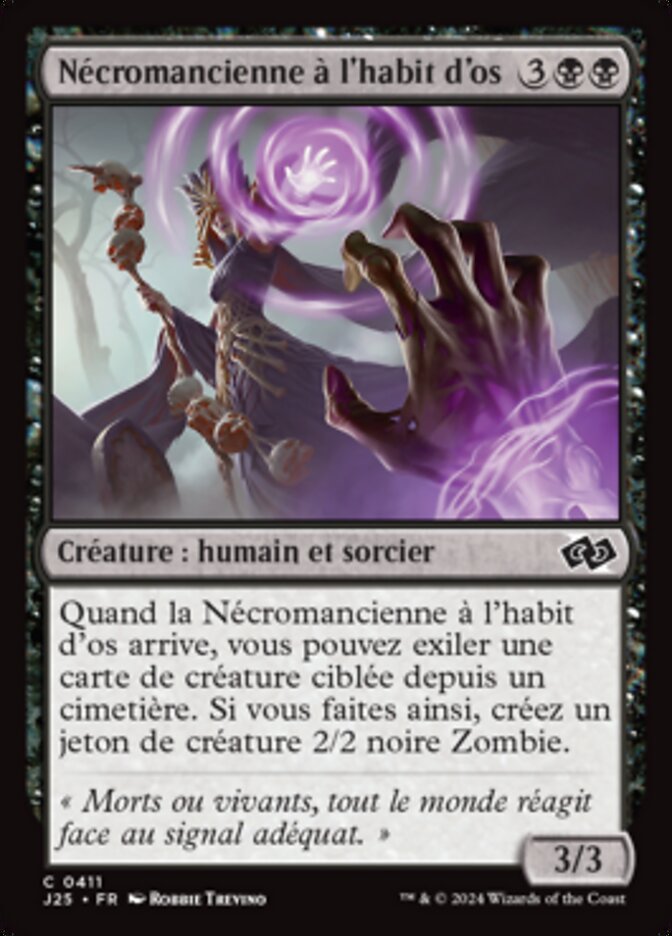 image Nécromancienne à l'habit d'os