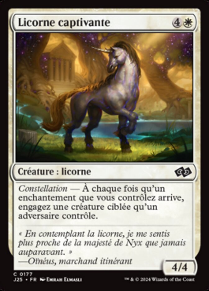 image Licorne captivante