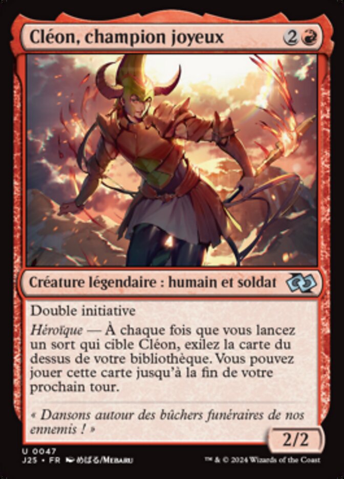 image Cléon, champion joyeux