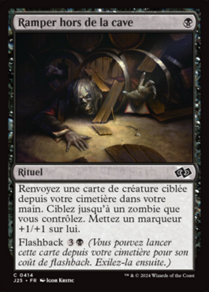 image Ramper hors de la cave