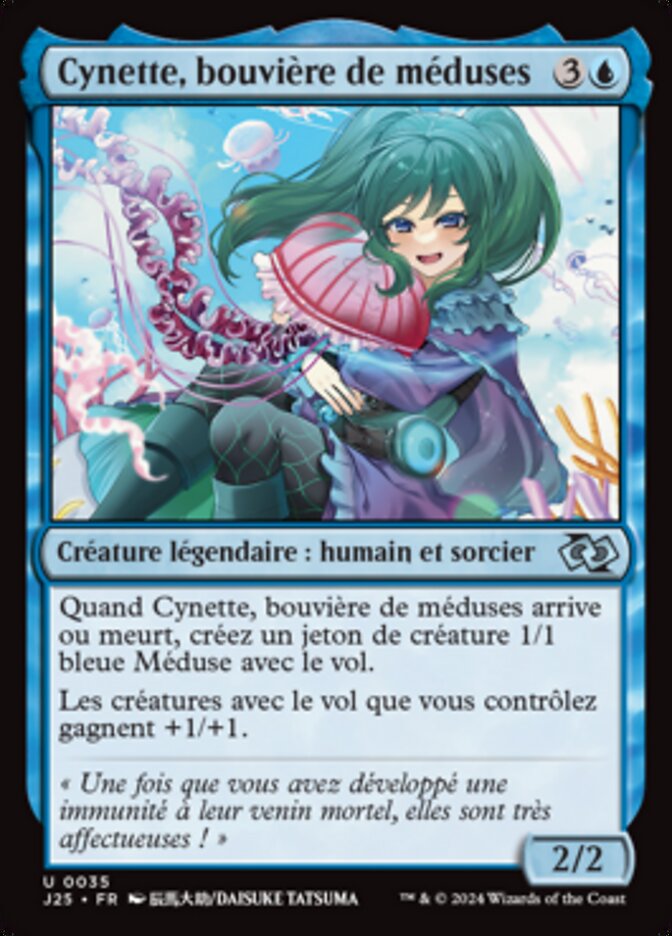 image Cynette, bouvière de méduses