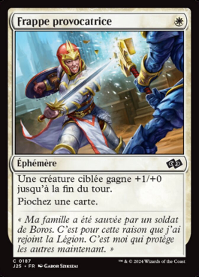 image Frappe provocatrice