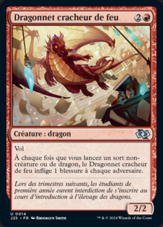 image Dragonnet cracheur de feu