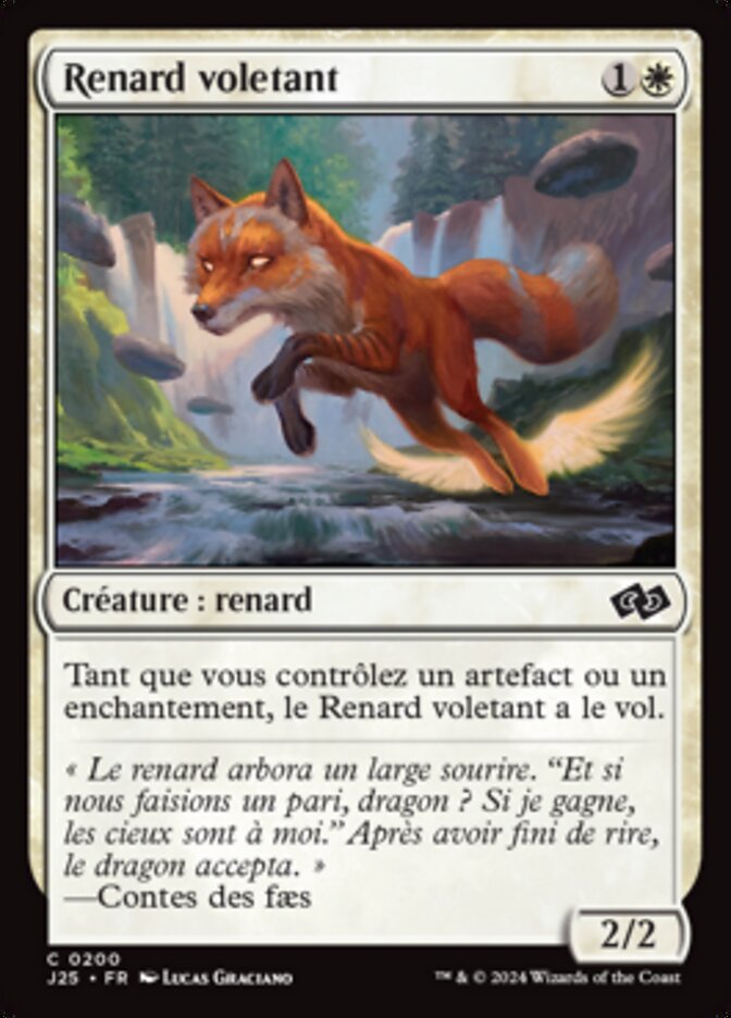 image Renard voletant