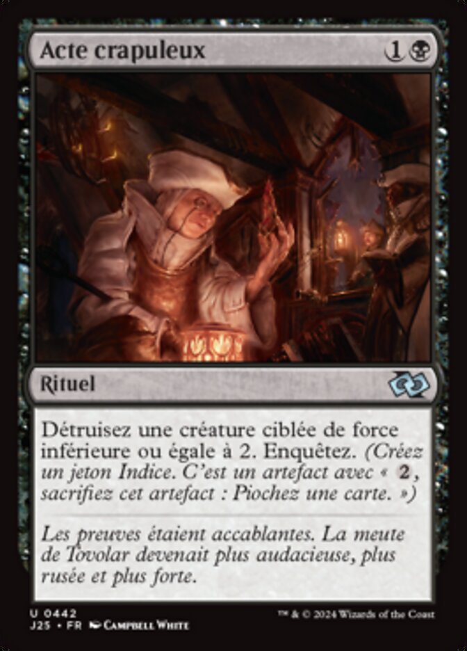 image Acte crapuleux