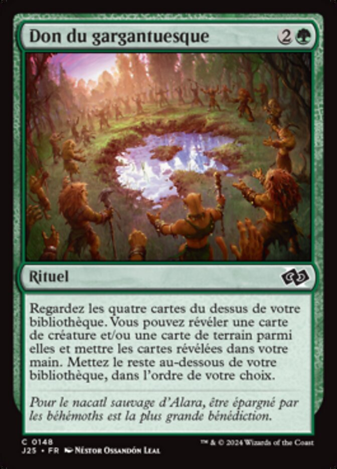 image Don du gargantuesque