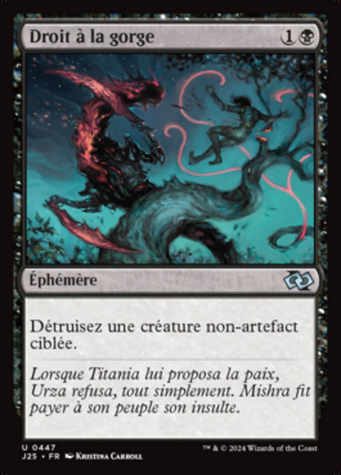 image Droit à la gorge