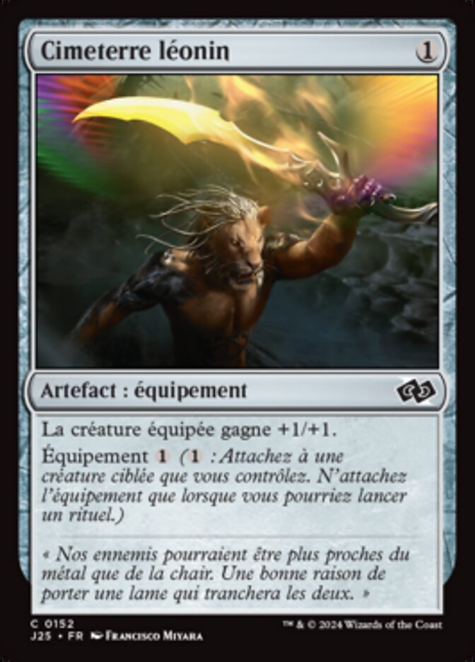 image Cimeterre léonin