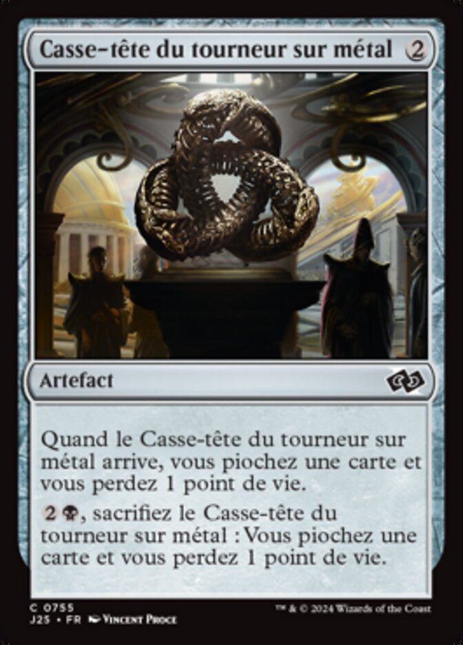 image Casse-tête du tourneur sur métal