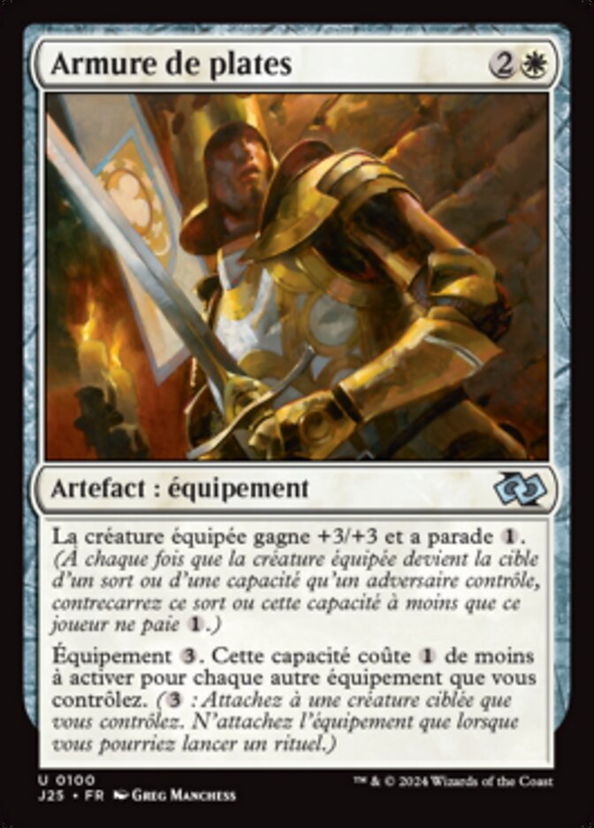 image Armure de plates