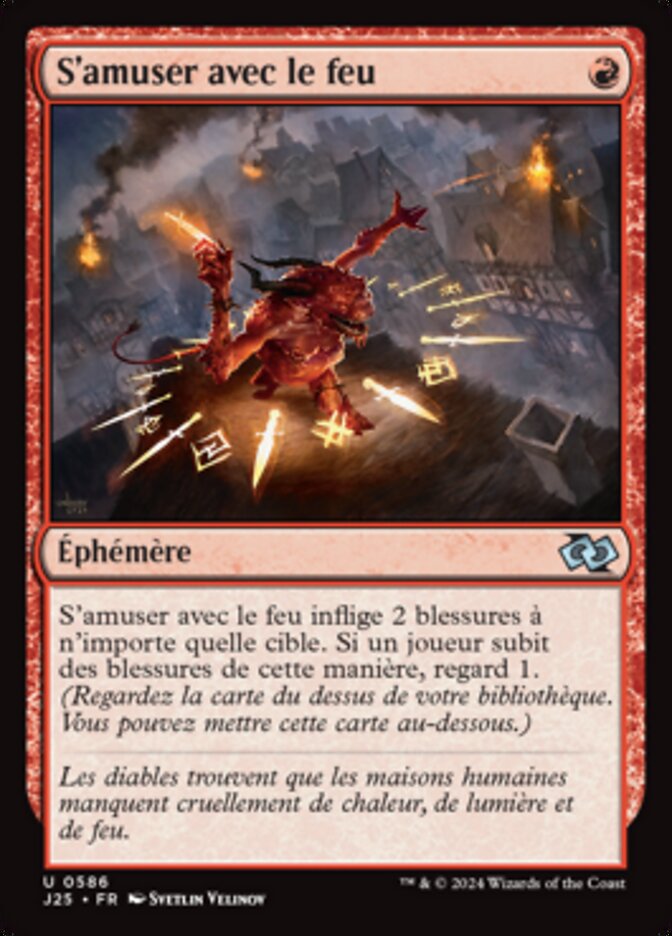 image S'amuser avec le feu