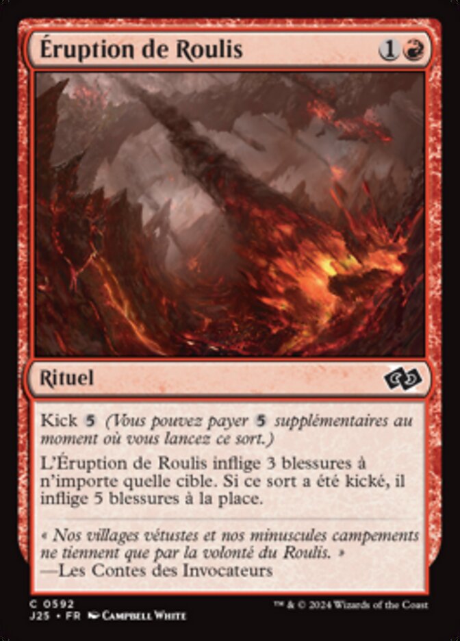 image Éruption de Roulis