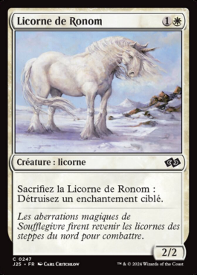 image Licorne de Ronom