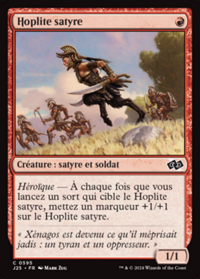 image Hoplite satyre