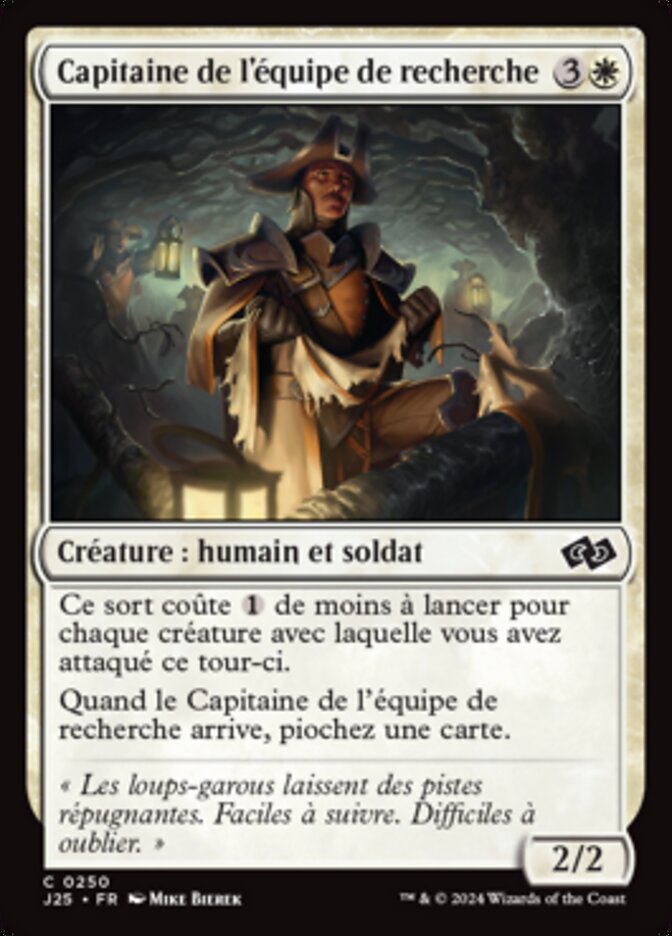 image Capitaine de l'équipe de recherche