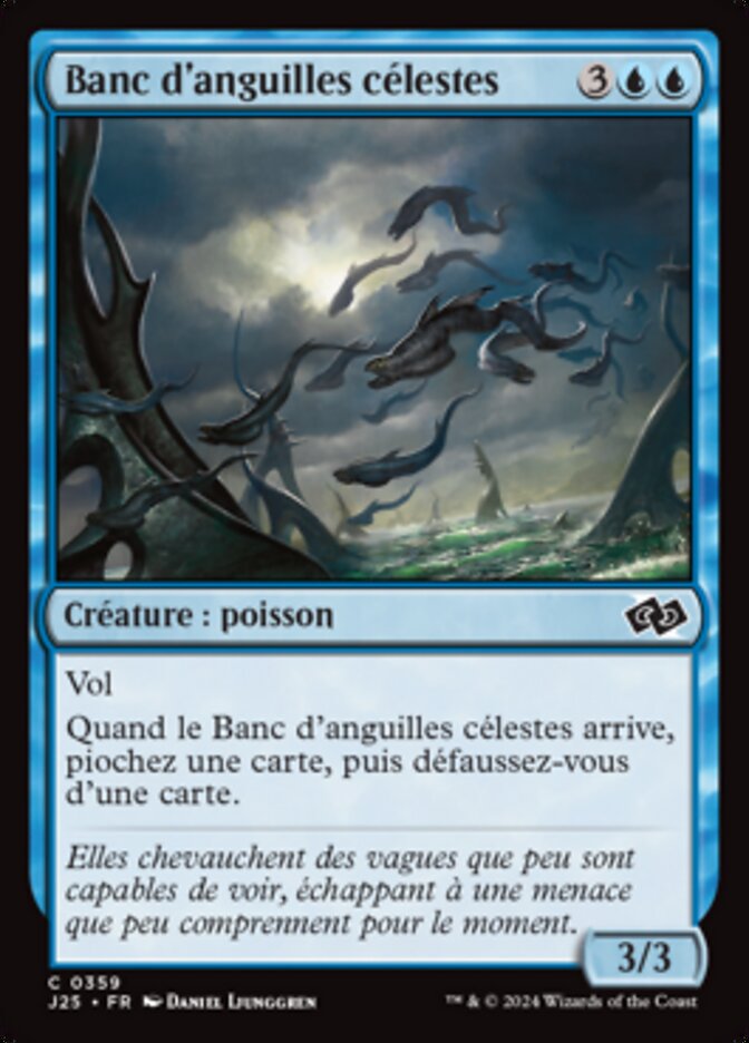 image Banc d'anguilles célestes