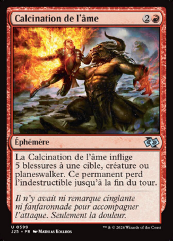 image Calcination de l'âme