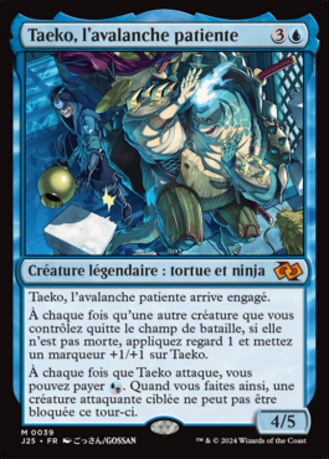 image Taeko, l'avalanche patiente